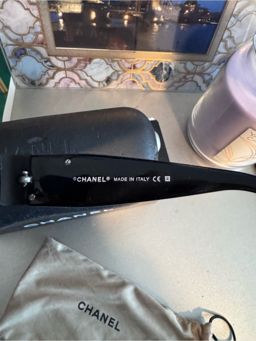 CHANEL 4117-B Vintage Black Sunglasses - Picture 11 of 15